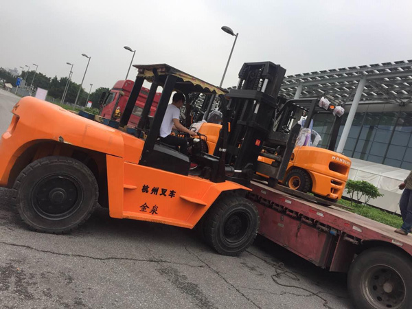 金泉搬運(yùn)裝卸公司采購杭州叉車案例